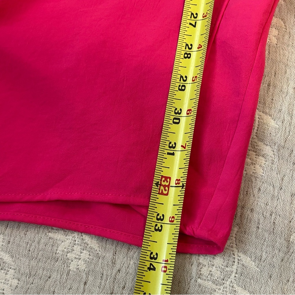 Zara Midi Skirt with Buckle Fuchsia Pink Size XS - Picture 14 of 14